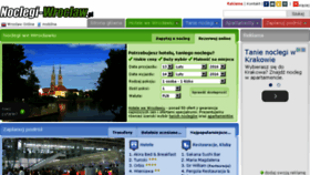 What Noclegi-wroclaw.pl website looked like in 2016 (7 years ago)