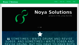 What Noya-solutions.com website looked like in 2016 (7 years ago)