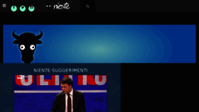 What Niente.tv website looked like in 2016 (7 years ago)