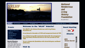 What Nrlhf.org website looked like in 2016 (7 years ago)