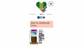 What Notebooklove.com website looked like in 2016 (7 years ago)