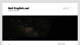 What Neilenglish.net website looked like in 2016 (7 years ago)