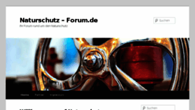 What Naturschutz-forum.de website looked like in 2016 (7 years ago)