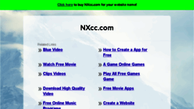 What Nxcc.com website looked like in 2016 (7 years ago)