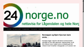 What Norge24.no website looked like in 2016 (7 years ago)