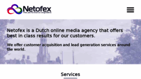 What Netofex.nl website looked like in 2016 (7 years ago)