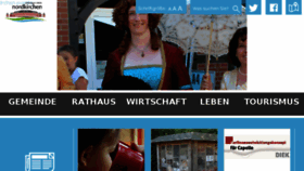 What Nordkirchen.de website looked like in 2016 (7 years ago)