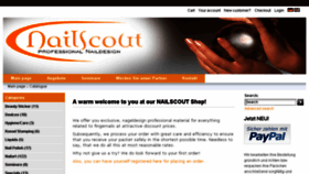 What Nailscout.de website looked like in 2016 (7 years ago)