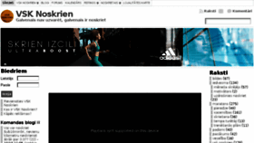 What Noskrien.lv website looked like in 2016 (7 years ago)