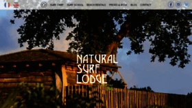 What Naturalsurflodge.com website looked like in 2016 (7 years ago)