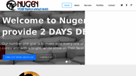 What Nugeninfo.com website looked like in 2016 (7 years ago)