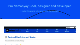 What Namanyayg.com website looked like in 2016 (7 years ago)
