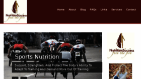 What Nutritionsuccess.org website looked like in 2016 (7 years ago)