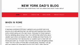 What Newyorkdadblog.com website looked like in 2016 (7 years ago)