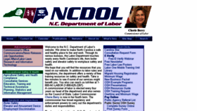What Nclabor.com website looked like in 2016 (7 years ago)