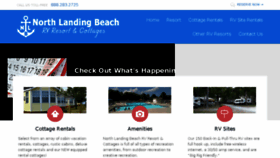What Northlandingbeach.com website looked like in 2016 (7 years ago)