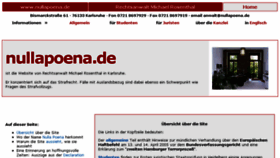 What Nullapoena.de website looked like in 2016 (7 years ago)