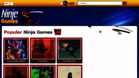 What Ninjagames.net website looked like in 2016 (7 years ago)
