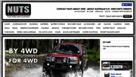 What Nutsabout4wd.com.au website looked like in 2016 (7 years ago)