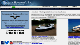 What Neoterichovercraft.com website looked like in 2016 (7 years ago)