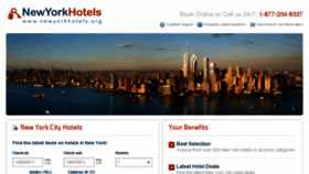 What Newyorkhotels.org website looked like in 2016 (7 years ago)