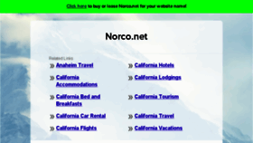 What Norco.net website looked like in 2016 (7 years ago)