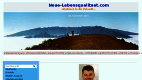 What Neue-lebensqualitaet.com website looked like in 2016 (7 years ago)