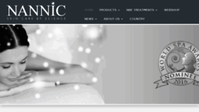 What Nannic.com website looked like in 2016 (7 years ago)