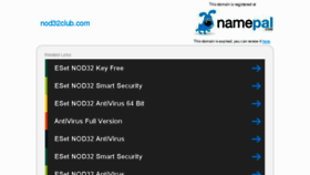 What Nod32club.com website looked like in 2016 (7 years ago)