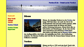 What Nordsee25.de website looked like in 2016 (7 years ago)