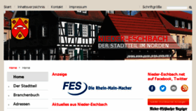 What Nieder-eschbach.net website looked like in 2016 (7 years ago)