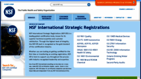 What Nsf-isr.org website looked like in 2016 (7 years ago)