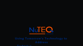 What Nuteqsolutions.com website looked like in 2016 (7 years ago)