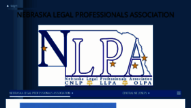 What Nebraskalegalprofessionals.org website looked like in 2016 (7 years ago)