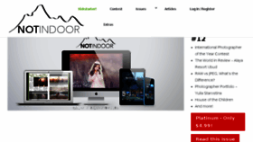 What Notindoorphotography.com website looked like in 2016 (7 years ago)