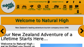 What Naturalhigh.co.nz website looked like in 2016 (7 years ago)