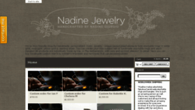 What Nadinejewelry.com website looked like in 2016 (7 years ago)