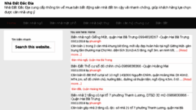 What Nhadatdacdia.com website looked like in 2016 (8 years ago)