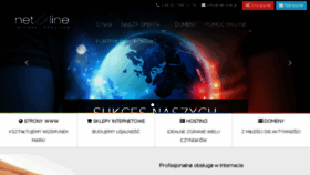 What Net-line.pl website looked like in 2016 (8 years ago)