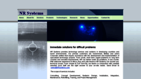 What Nrsystems.com website looked like in 2016 (7 years ago)