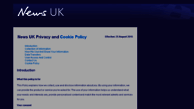 What Newsprivacy.co.uk website looked like in 2016 (7 years ago)