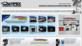What Novadampex.com.br website looked like in 2016 (7 years ago)