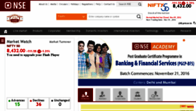 What Nse-india.com website looked like in 2016 (7 years ago)