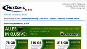 What Netzone.ch website looked like in 2016 (7 years ago)
