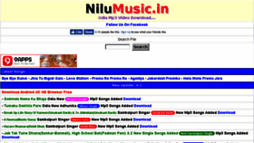 What Nilumusic.in website looked like in 2016 (7 years ago)