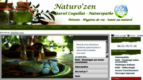 What Naturo-zen.fr website looked like in 2016 (7 years ago)