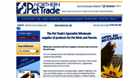 What Northernpettrade.com website looked like in 2016 (7 years ago)