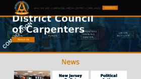 What Nycdistrictcouncil.com website looked like in 2016 (7 years ago)