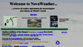 What Novaweather.net website looked like in 2016 (7 years ago)