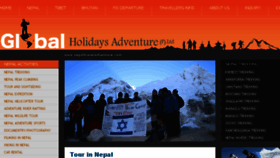What Nepaltraveladventure.com website looked like in 2016 (7 years ago)